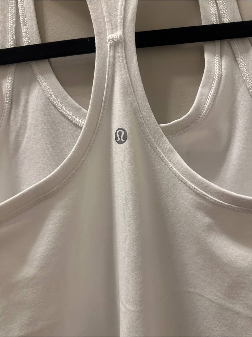 Lululemon White Racerback Tank Top - Women - Picture 3 of 3